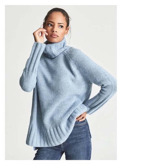 New! REISS London “Stevie” Wool Cashmere Blend Relaxed Sweater - Picture 3 of 11